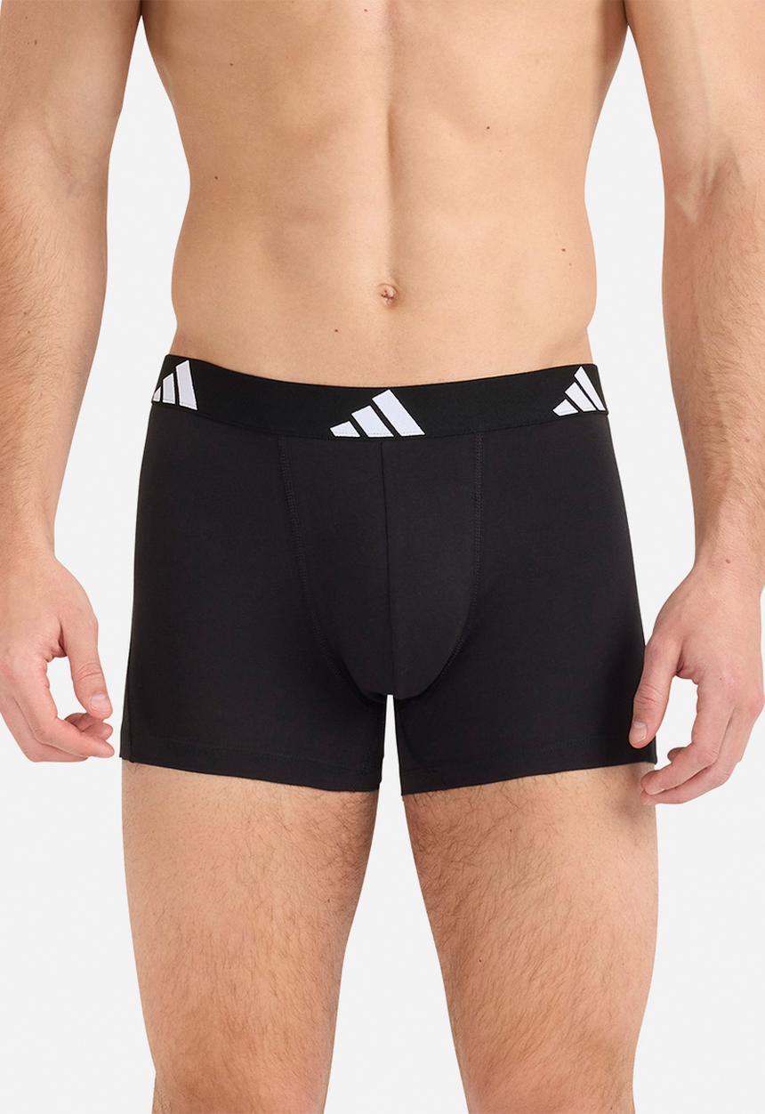 adidas Performance - Active Flex Cotton - 3PK Trunk - black