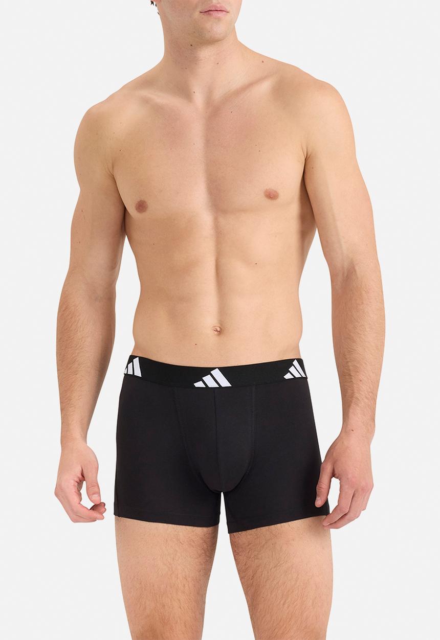 adidas Performance - Active Flex Cotton - 3PK Trunk - black