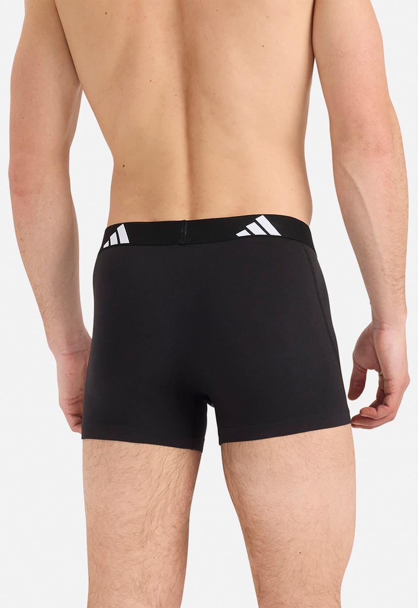 adidas Performance - Active Flex Cotton - 3PK Trunk - black