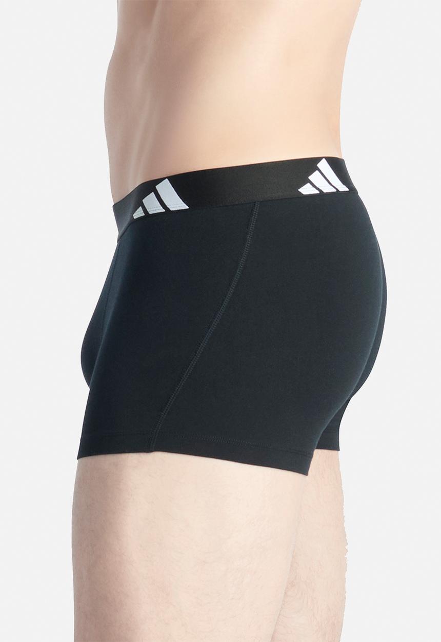 adidas Performance - Active Flex Cotton - 2PK Trunk - grey & black