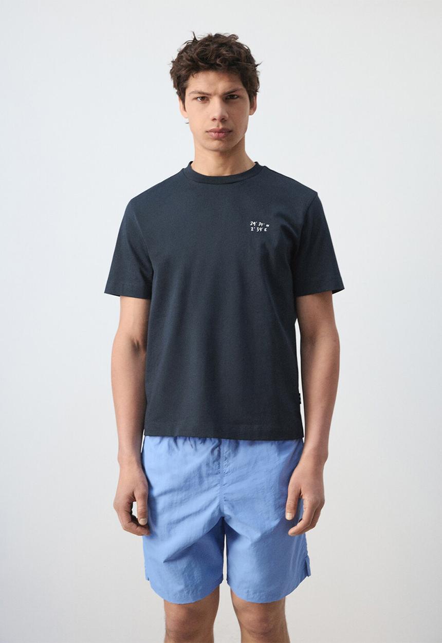MANGO - T-shirt Binoc - Navy