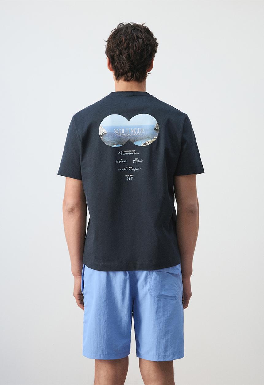 MANGO - T-shirt Binoc - Navy