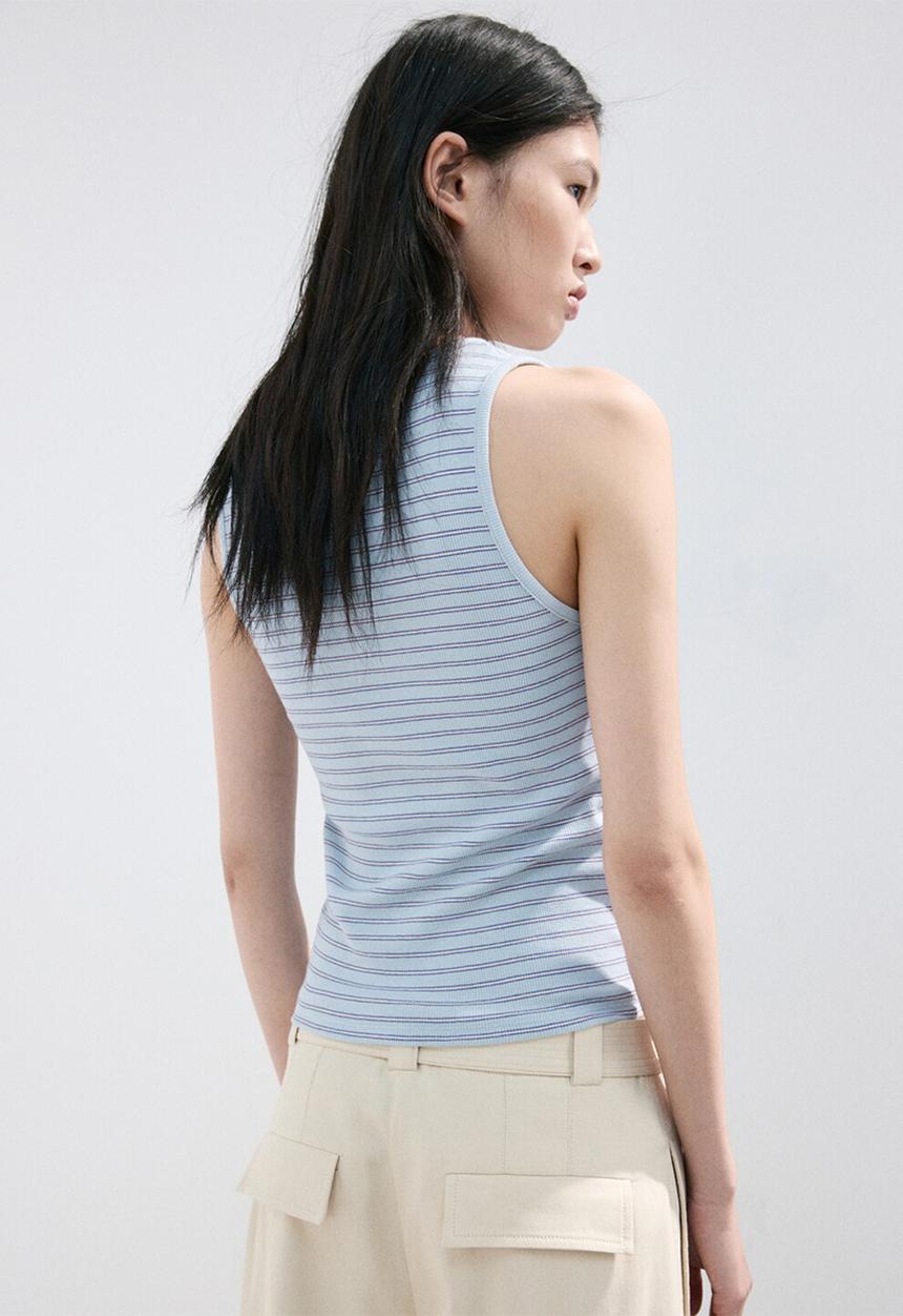 MANGO - Top boni  - medium blue