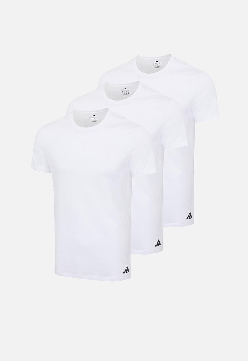 adidas Performance - Active Core Cotton - 3PK - Loose Fit Crew - white