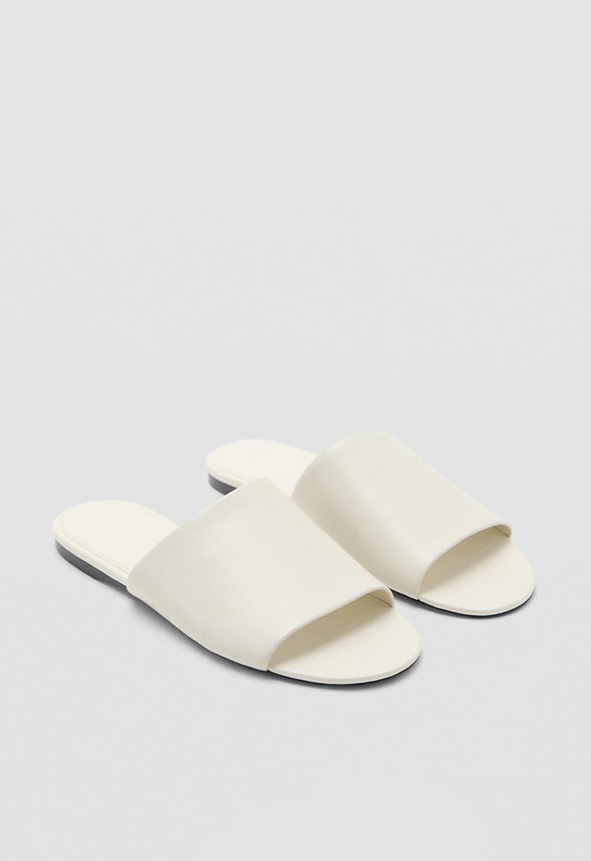 MANGO - Danella slide - light beige