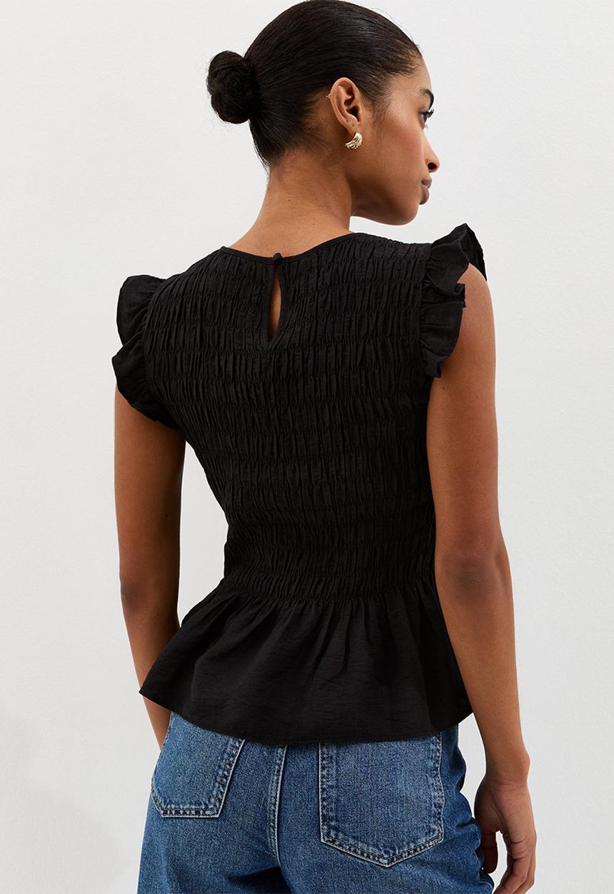 New Look - K phoenix plain shirred top - black