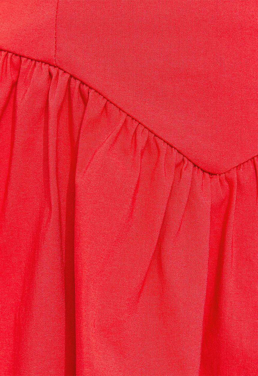 New Look - Beng strappy v-shaped waist mini dress - red