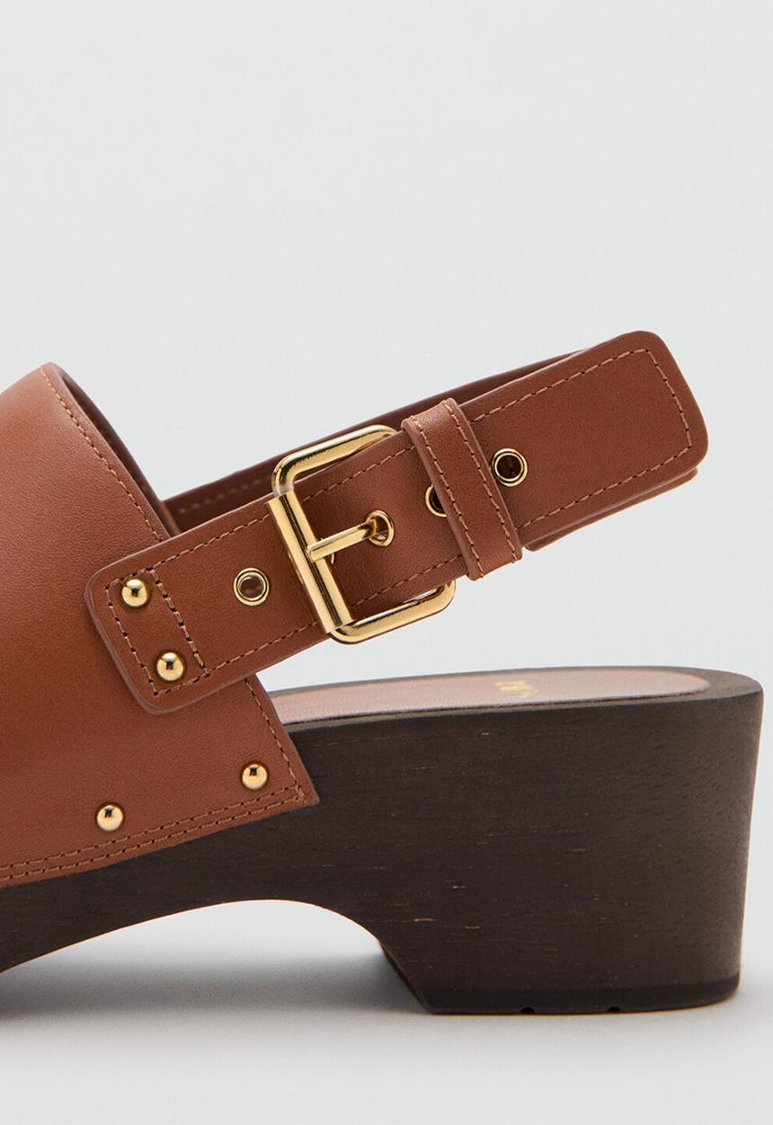 MANGO - Suco closed toe slingback - medium brown