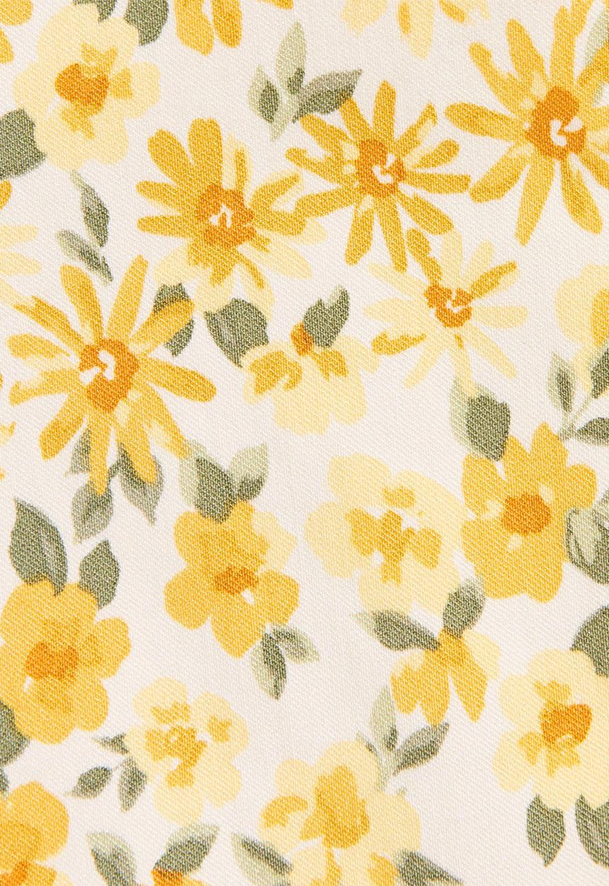 New Look - Rose maid midi dress - yellow