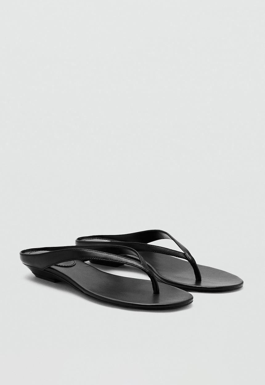 MANGO - Lowit thong - black