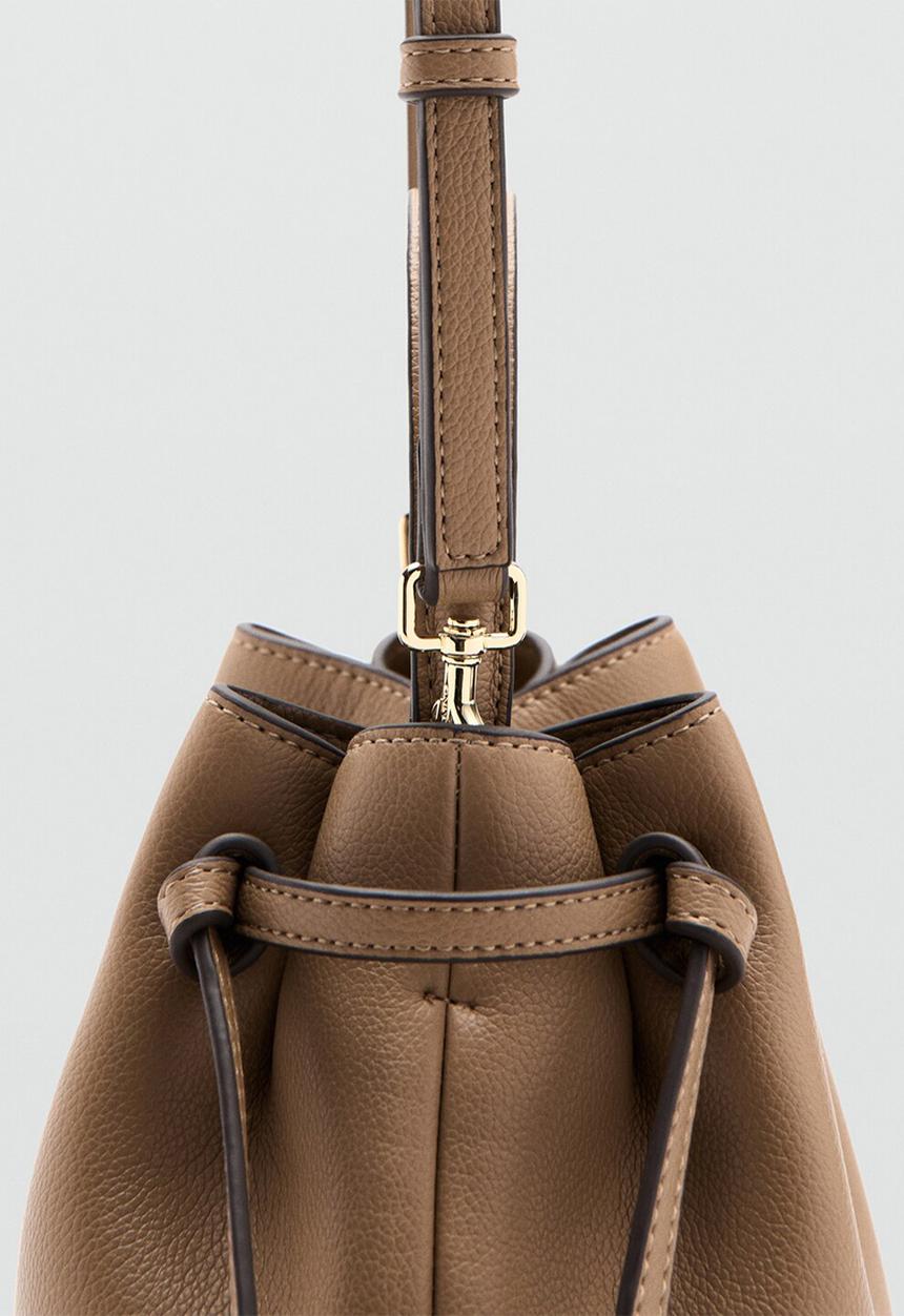 MANGO - Romina Bucket Bag - Brown