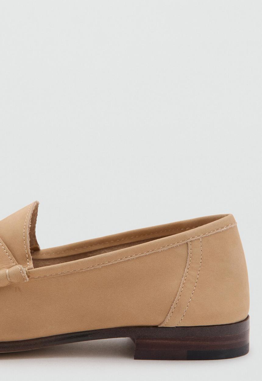 MANGO - Croso loafer - light beige