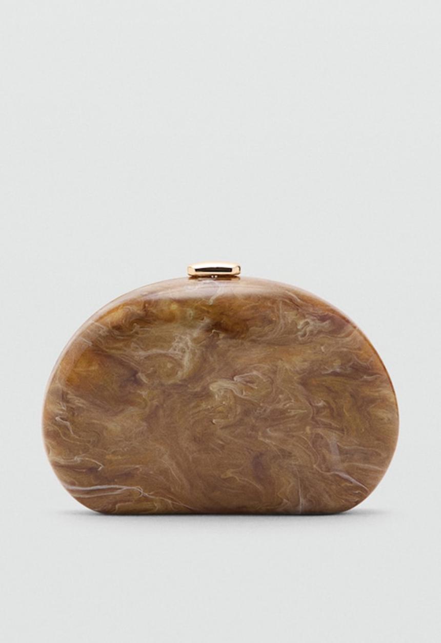 MANGO - Dame Handbag - Dark Brown