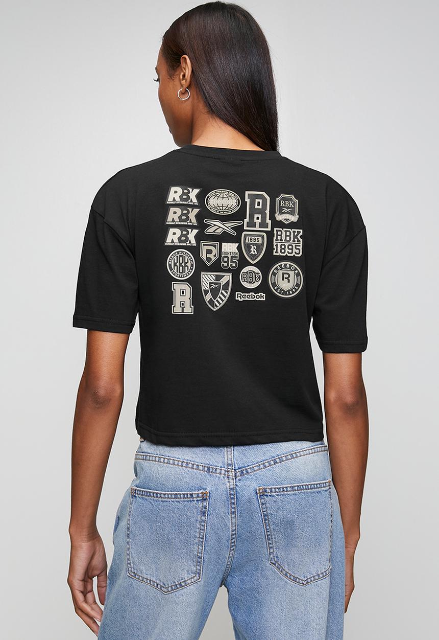 Reebok - Blended Patches T-Shirt - Black