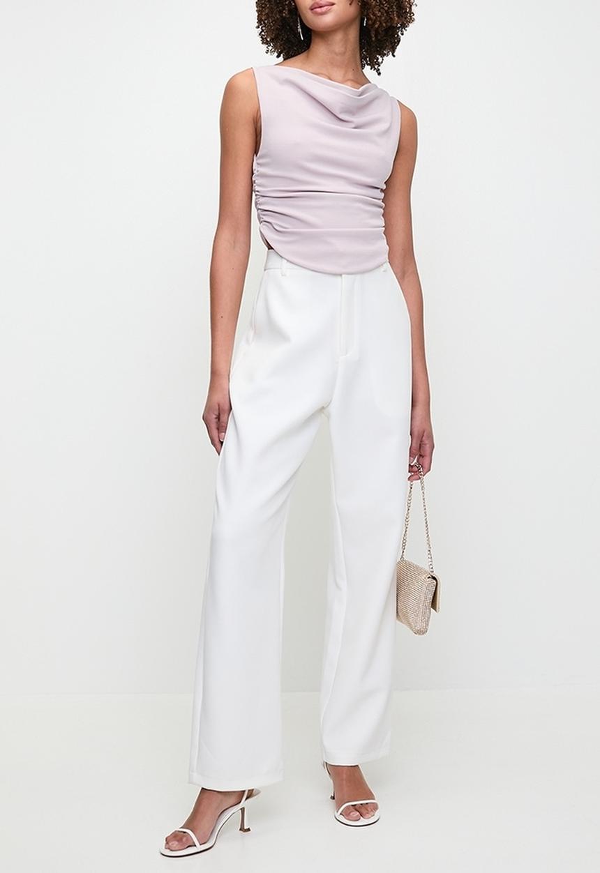 MILLA - Cowl drape tee - lilac rose