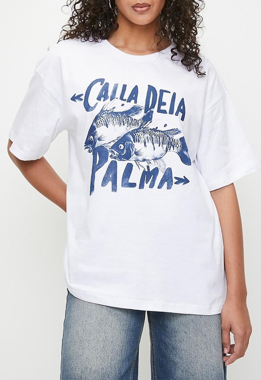 Superbalist - Fish Graphic Tee - White