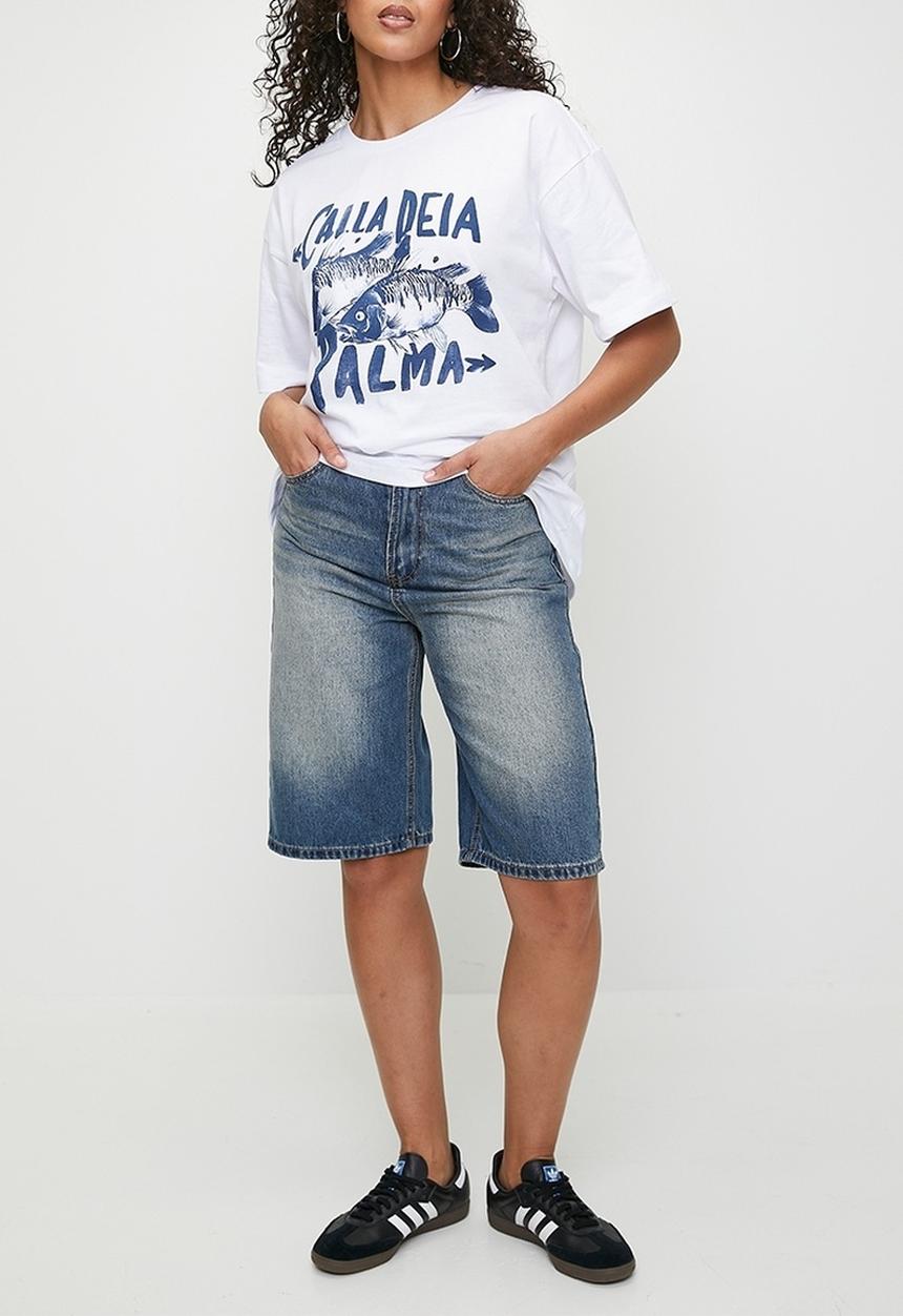 Superbalist - Fish Graphic Tee - White