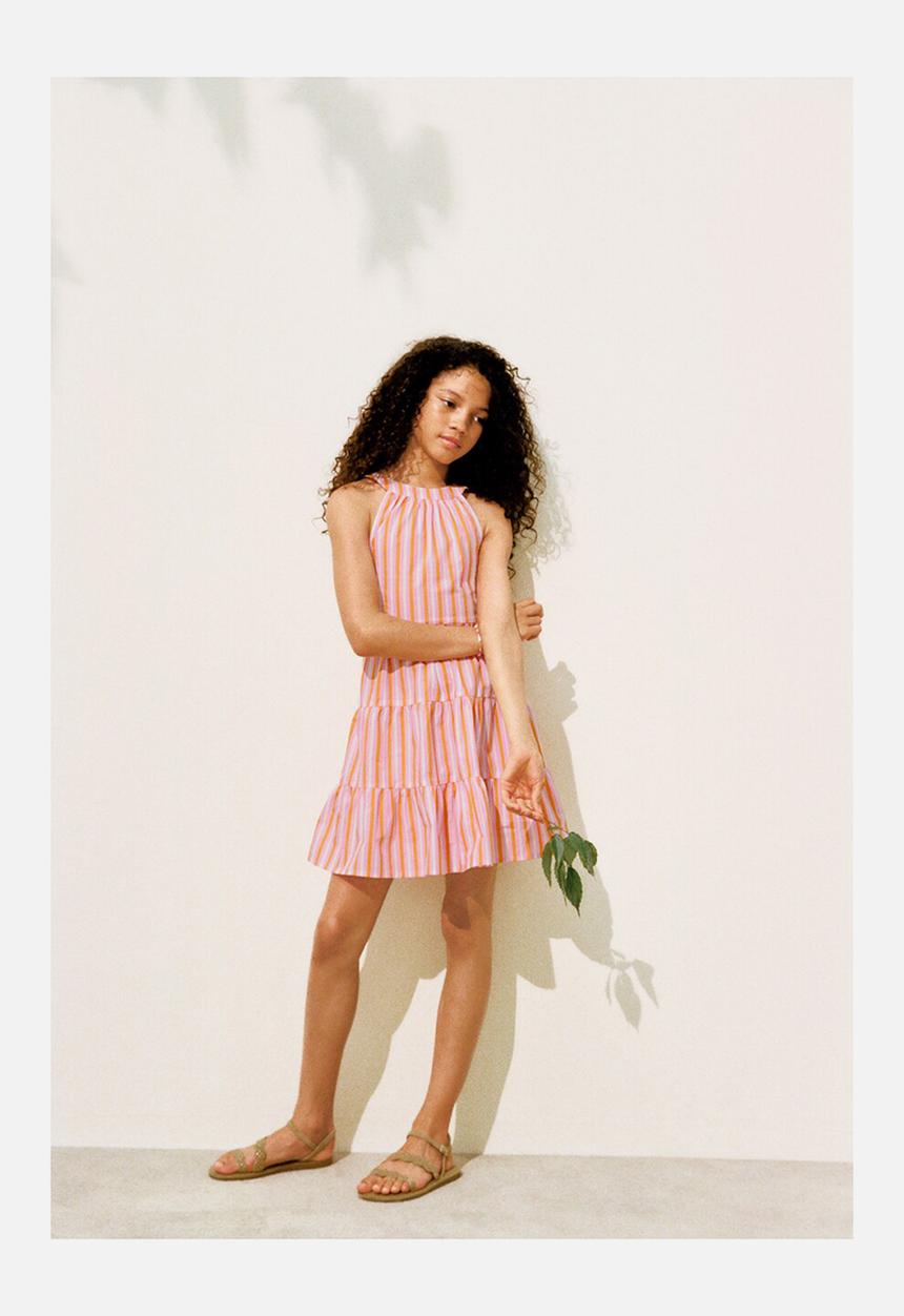 MANGO - Dress Juicy - Bright Orange