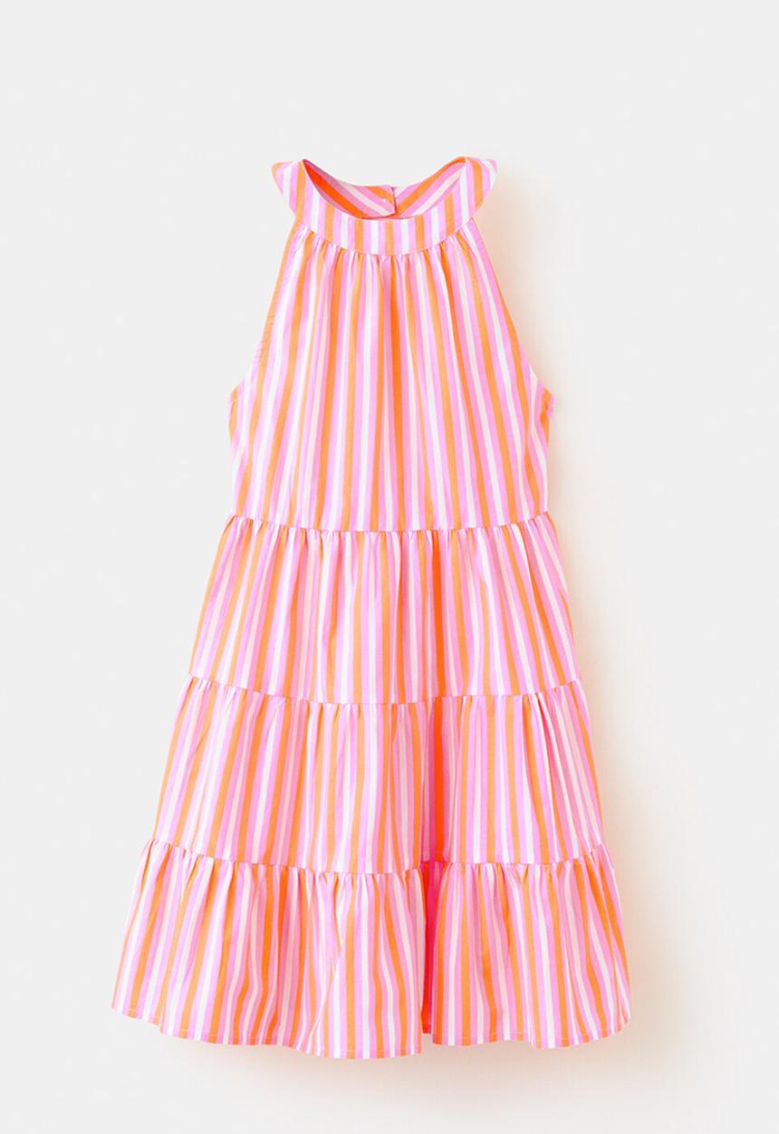 MANGO - Dress Juicy - Bright Orange