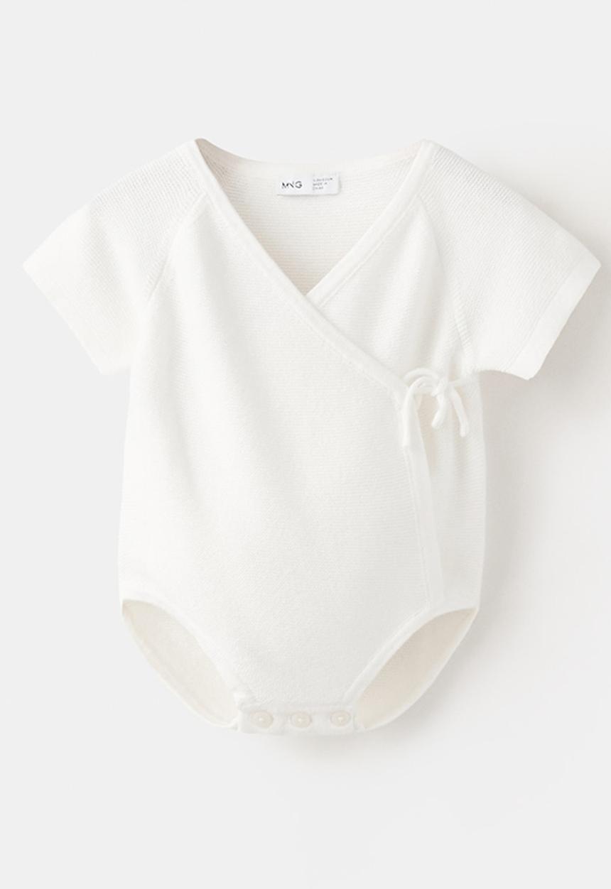 MANGO - Romper Suit Luca - Natural White
