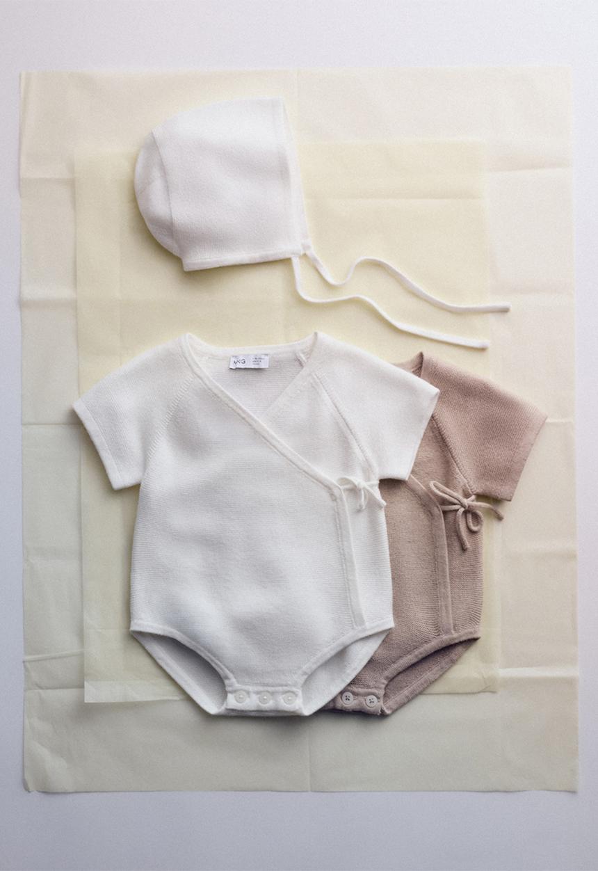 MANGO - Romper Suit Luca - Natural White