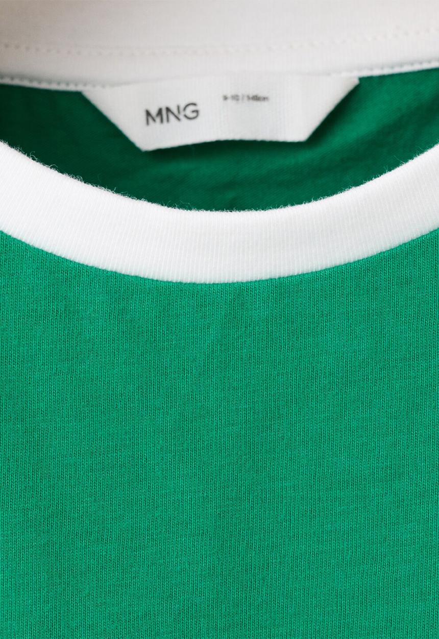 MANGO - T-shirt Brasil - Dark Green