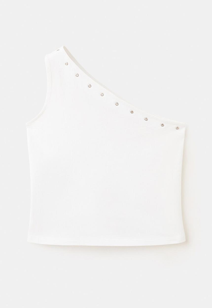 MANGO - T-shirt Asim - Natural White