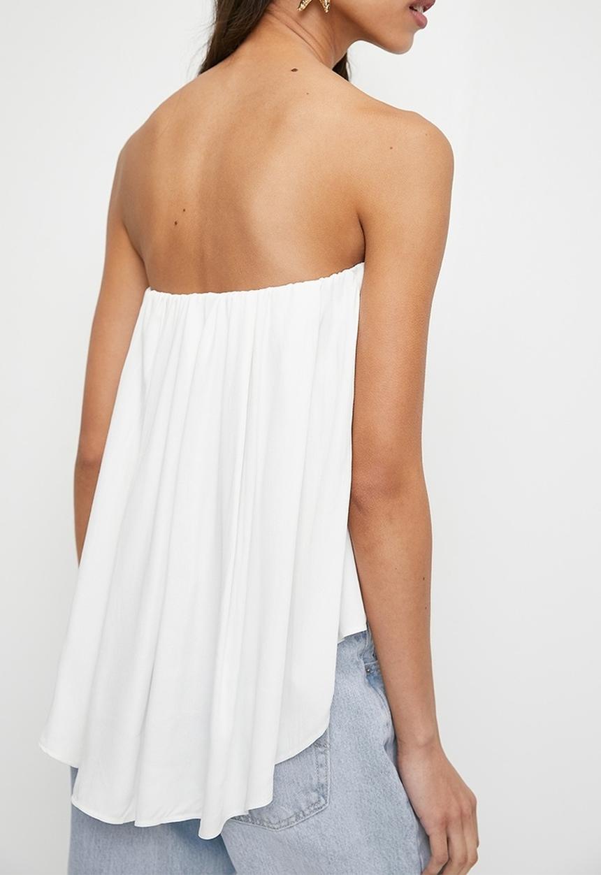 Superbalist - Hanky bandeau shell - white