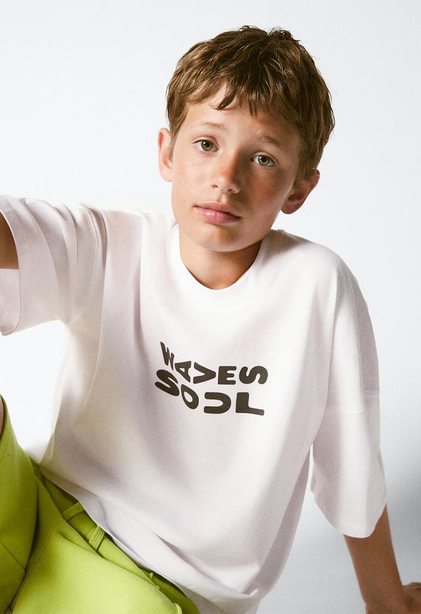 MANGO - T-Shirt Soul  -  White