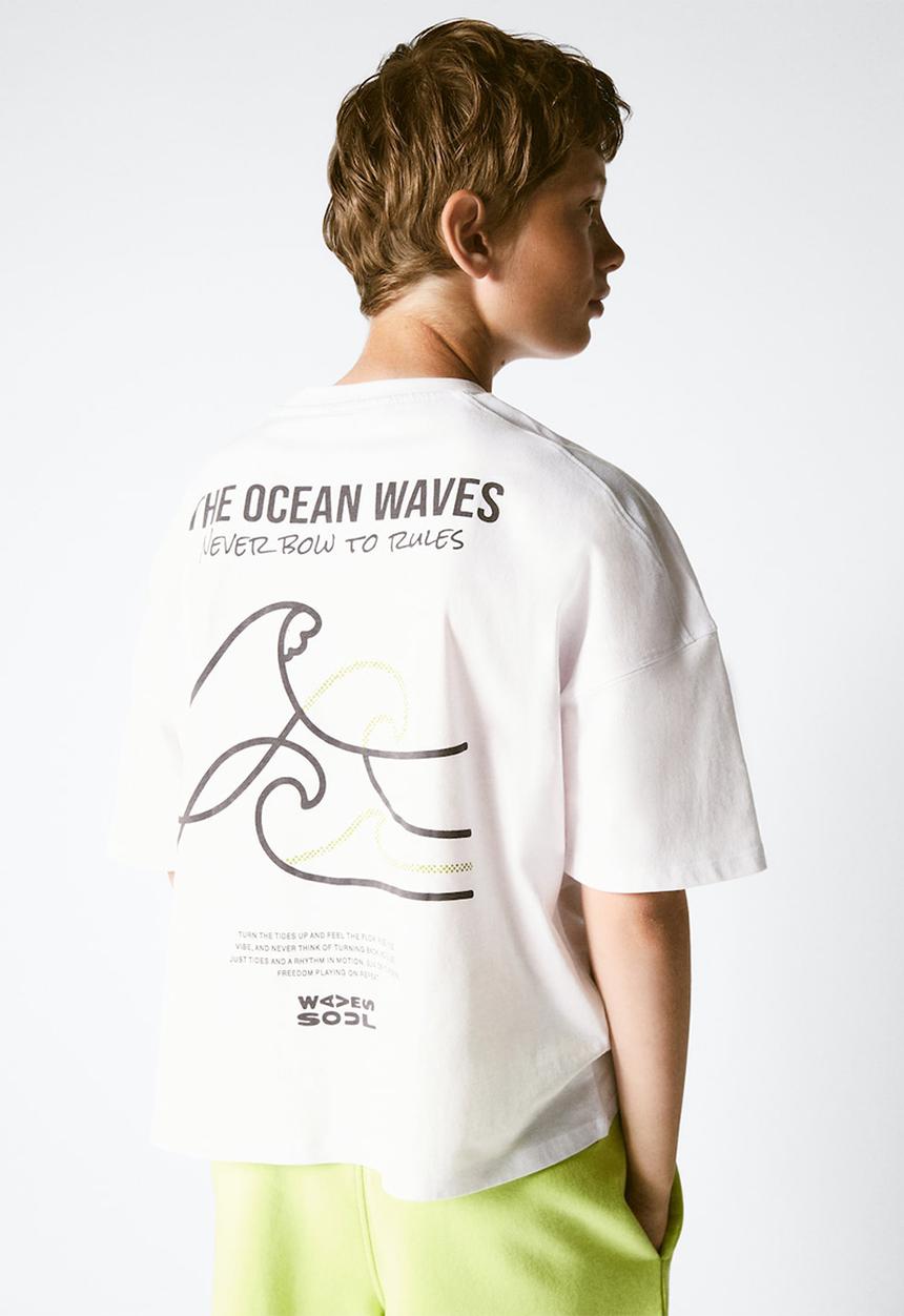 MANGO - T-Shirt Soul  -  White