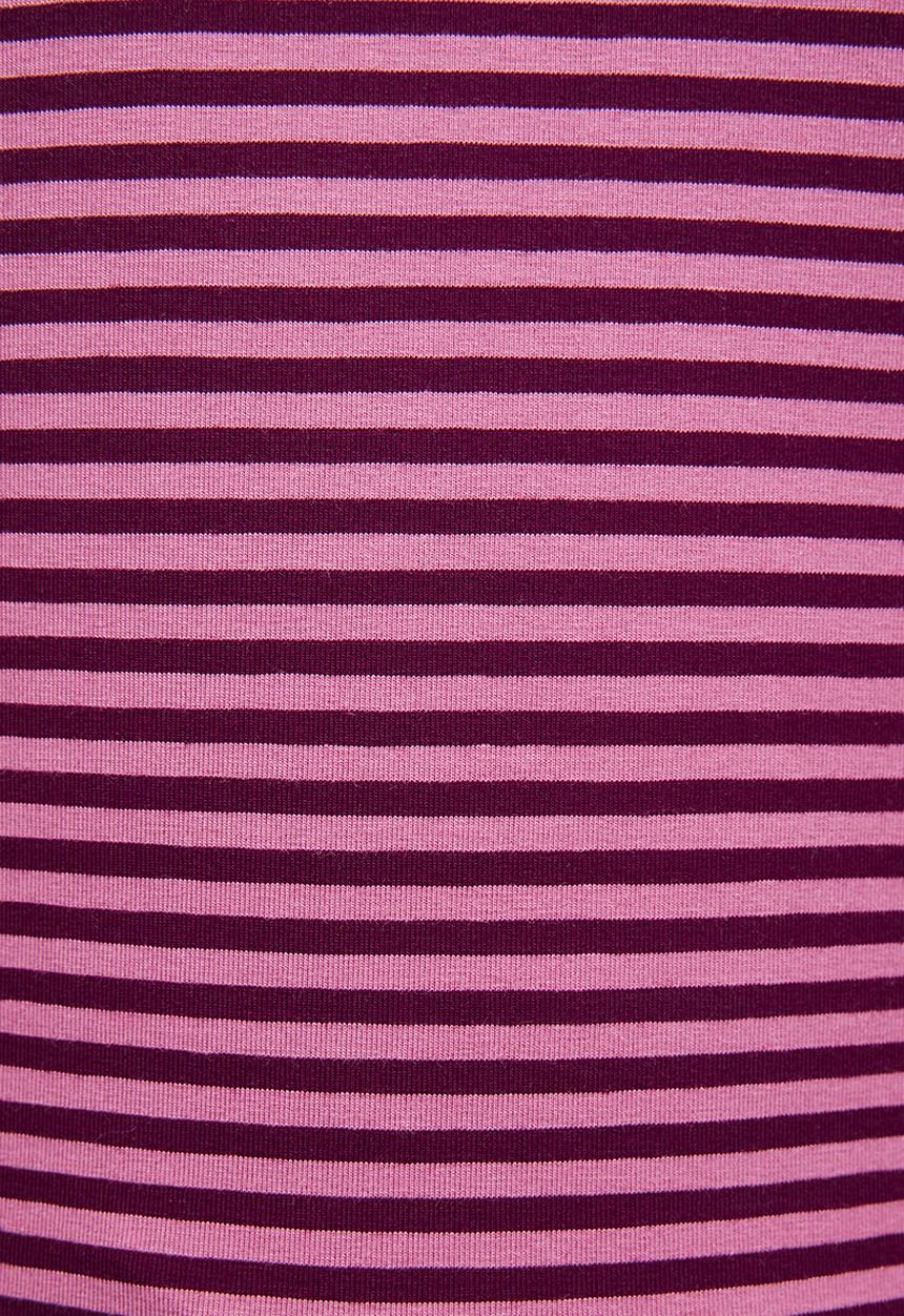 Cotton On - Blair Batwing Long Sleeve - Madi Stripe Blackberry Belle/Pink Berry