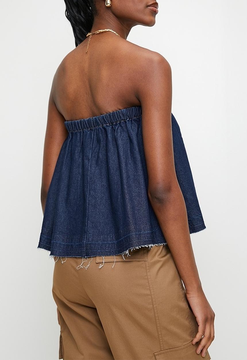 Superbalist - Denim bandeaux - dark blue