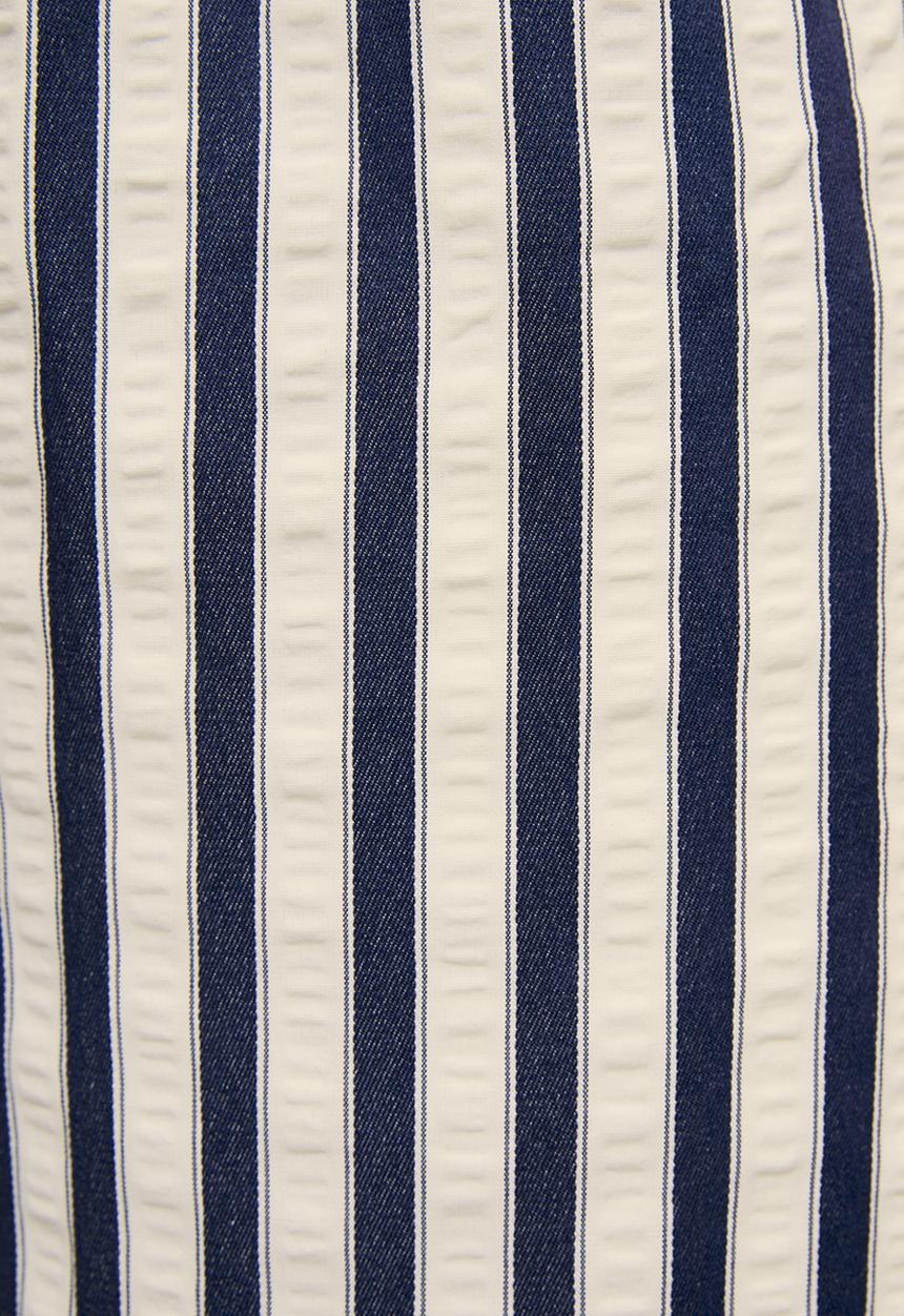 New Look - Stella seer stripe wl trouser - blue