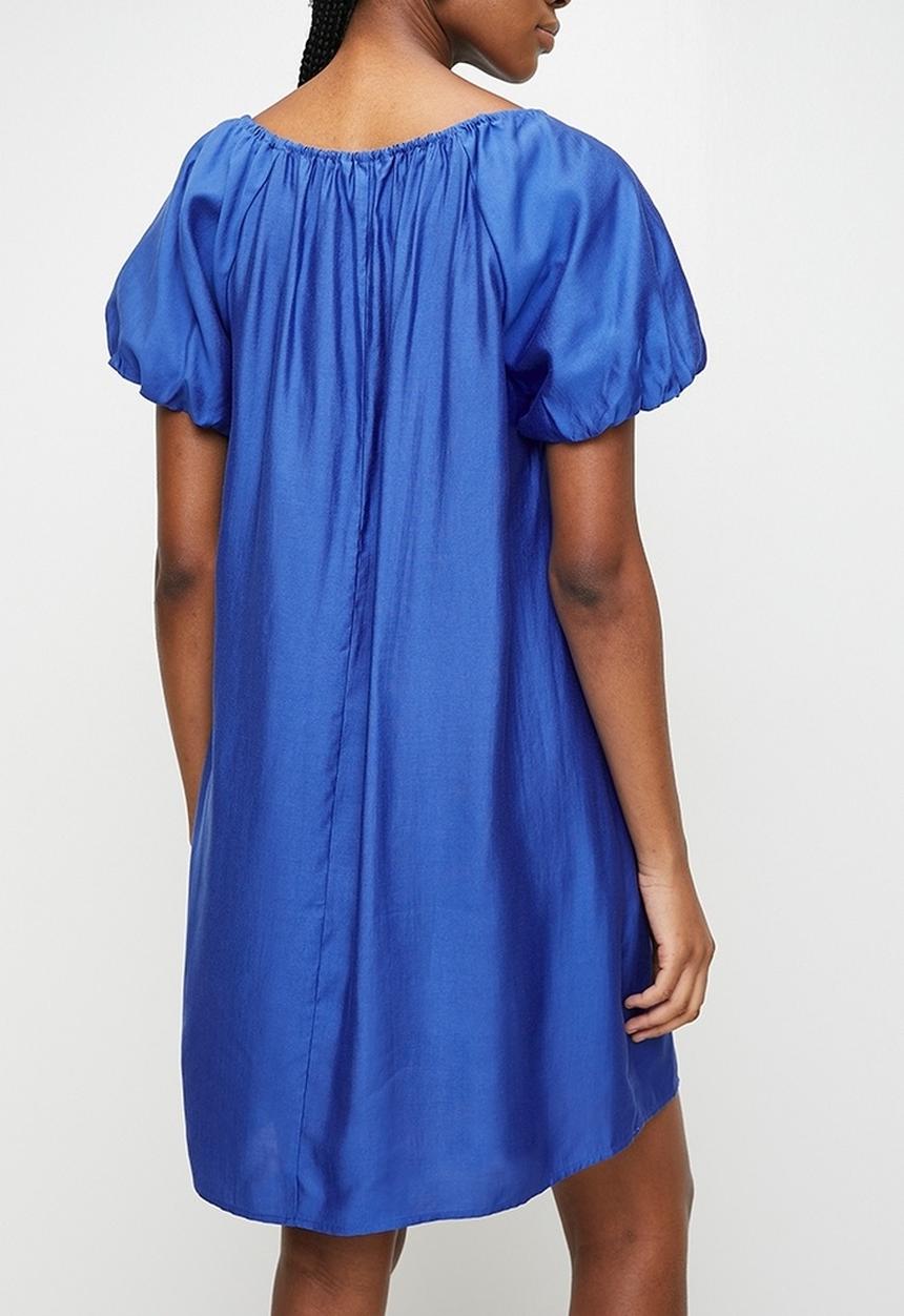 H&M - Drawstring-neck dress - dark blue