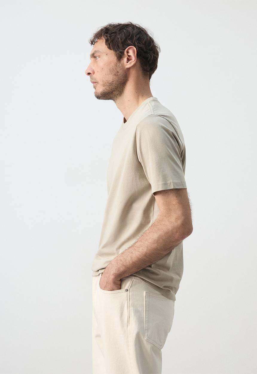 MANGO - T-Shirt Cherlo - Sand