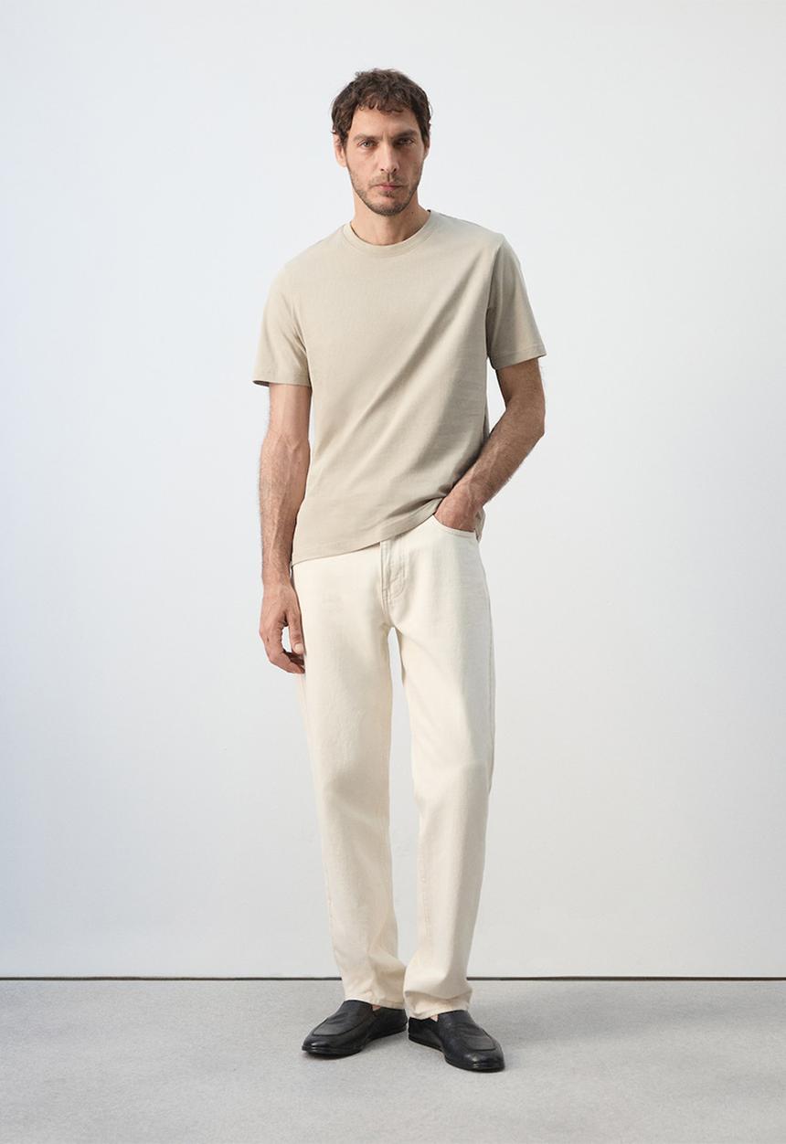MANGO - T-Shirt Cherlo - Sand