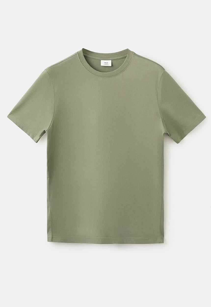 MANGO - T-Shirt Cherlo - Khaki