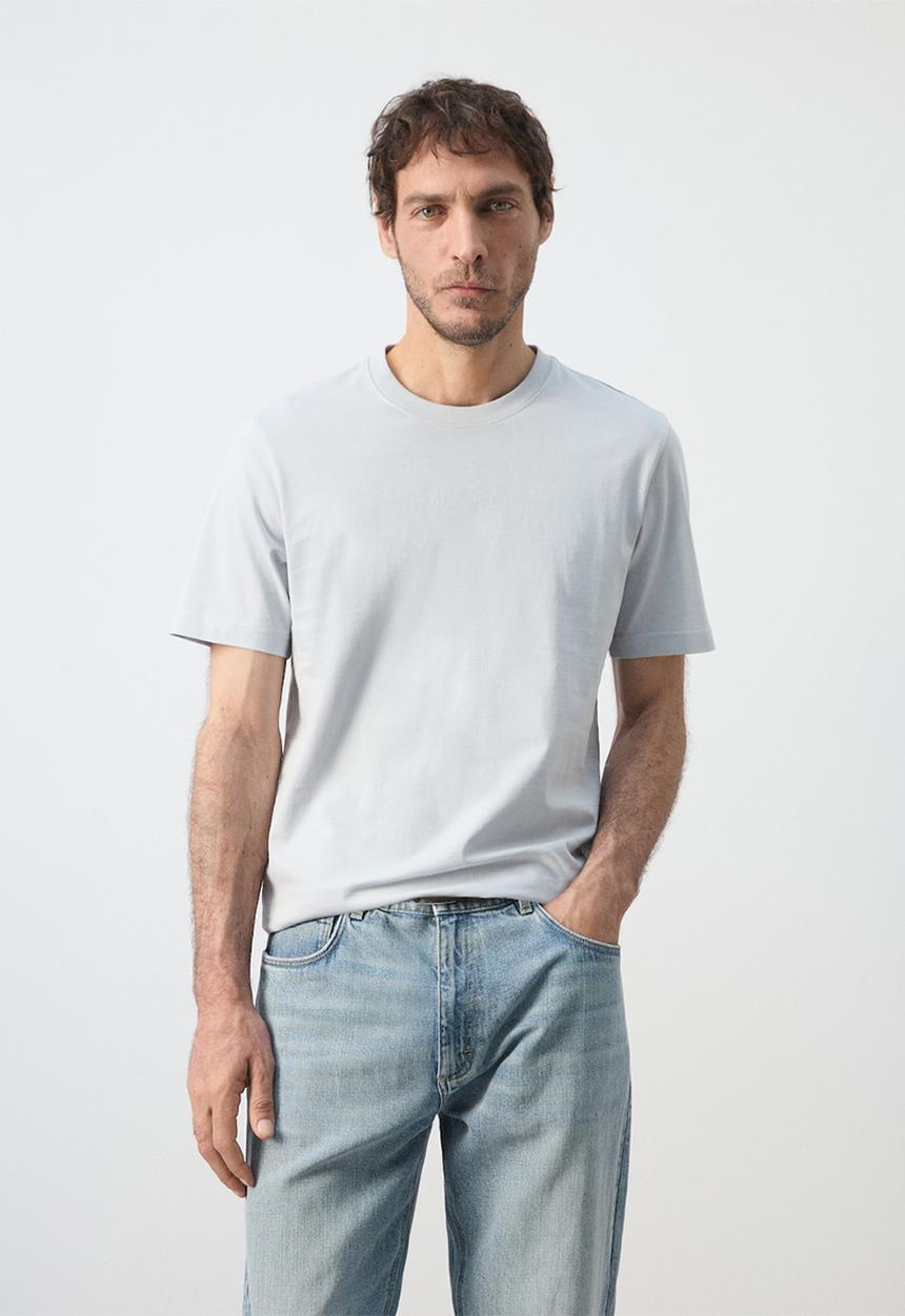 MANGO - T-Shirt Cherlo - Turquoise