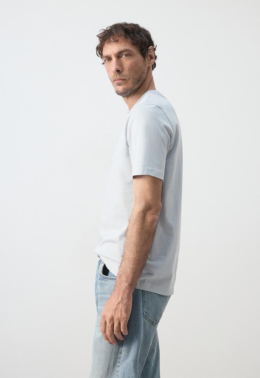 MANGO - T-Shirt Cherlo - Turquoise