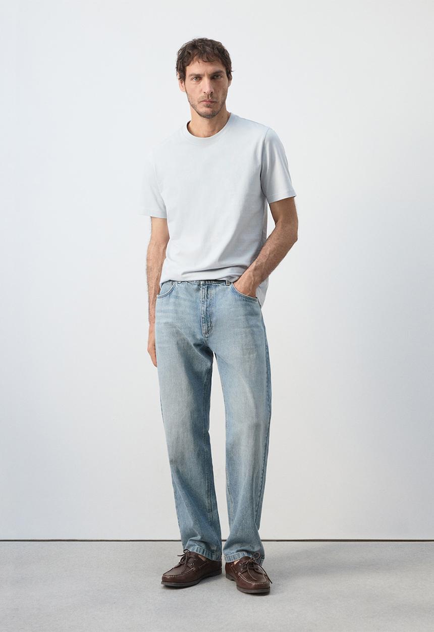 MANGO - T-Shirt Cherlo - Turquoise
