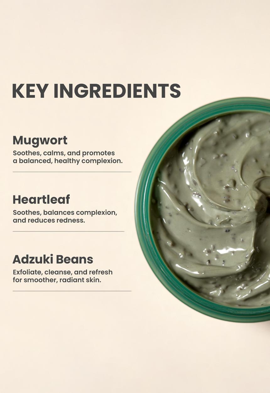 AXIS-Y - Mugwort Pore Clarifying Wash Off Pack 100ml