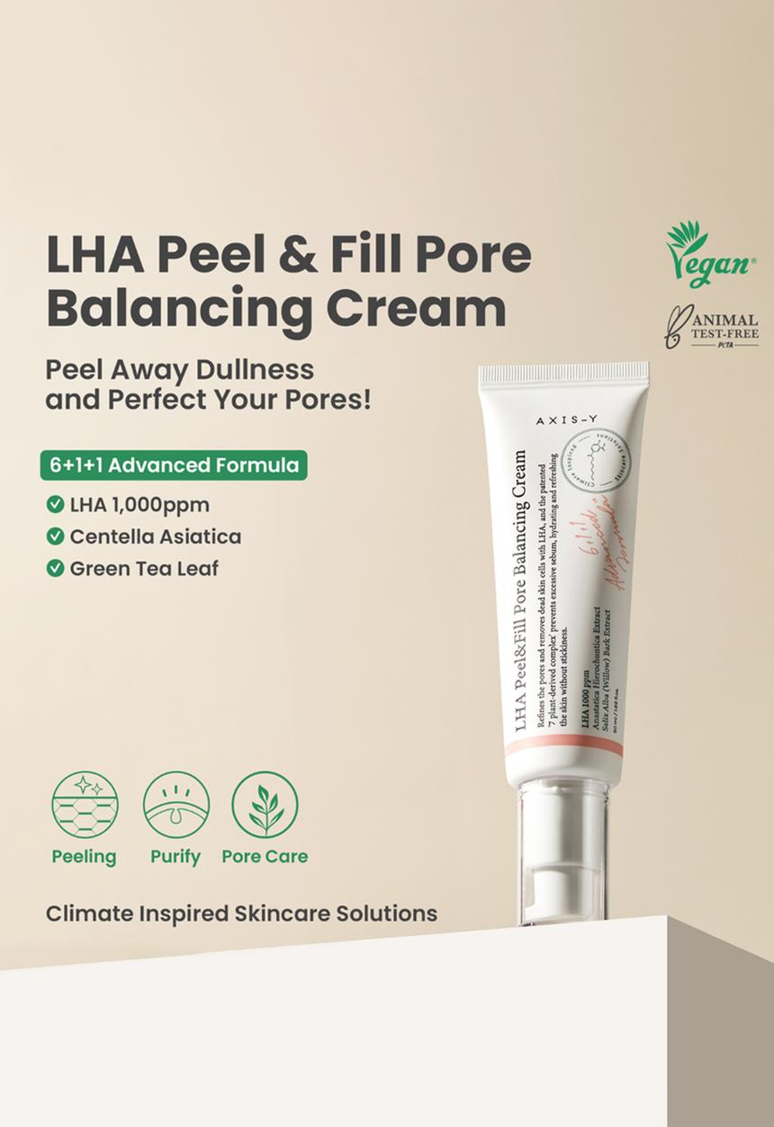 AXIS-Y - LHA Peel & Fill Pore Balancing Cream 50ml