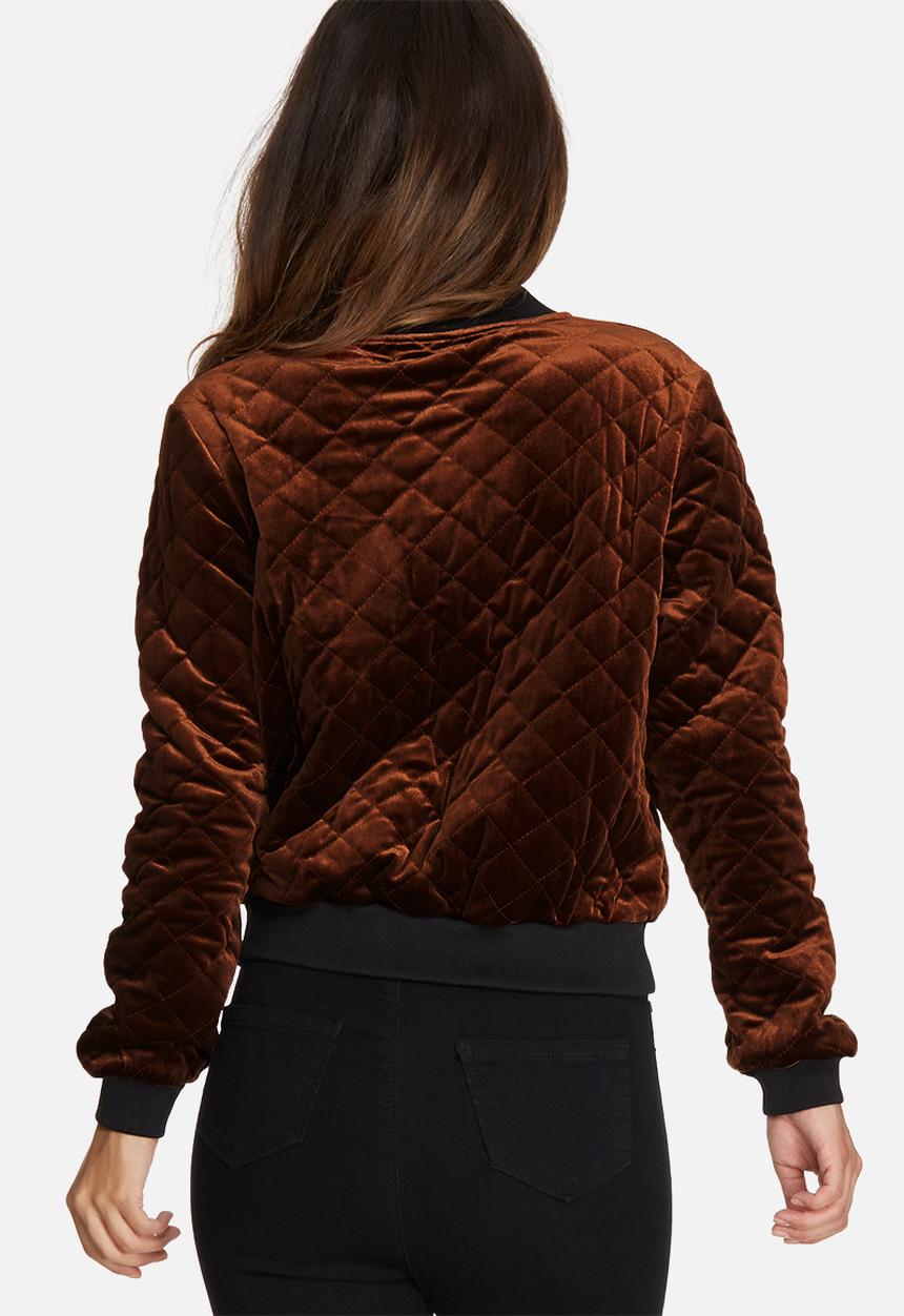 Missguided - Quilted bomber jacket