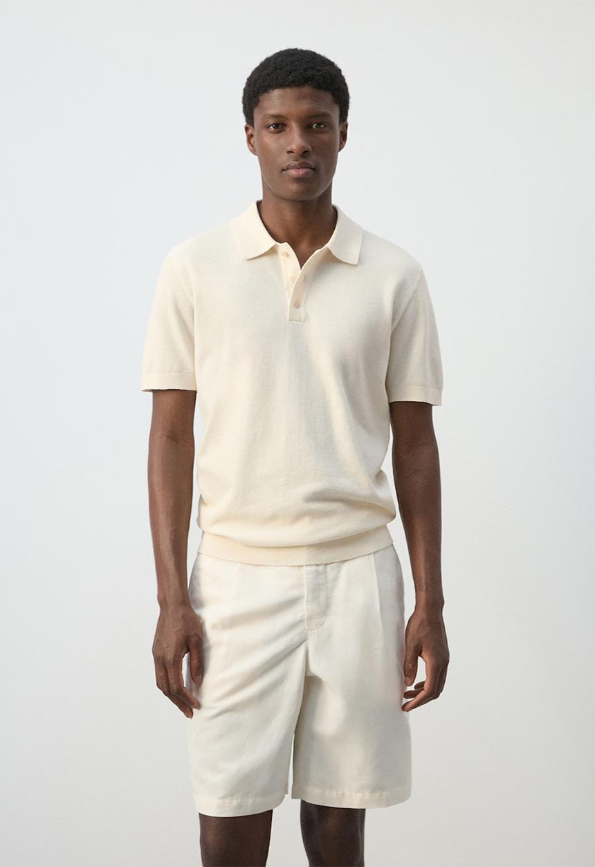 MANGO - Poloshirt Andrew - Light Beige