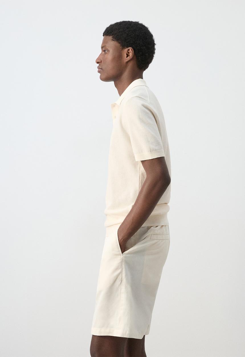 MANGO - Poloshirt Andrew - Light Beige