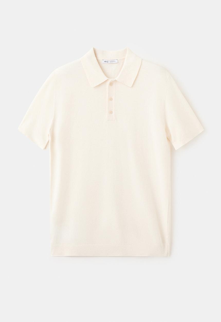 MANGO - Poloshirt Andrew - Light Beige