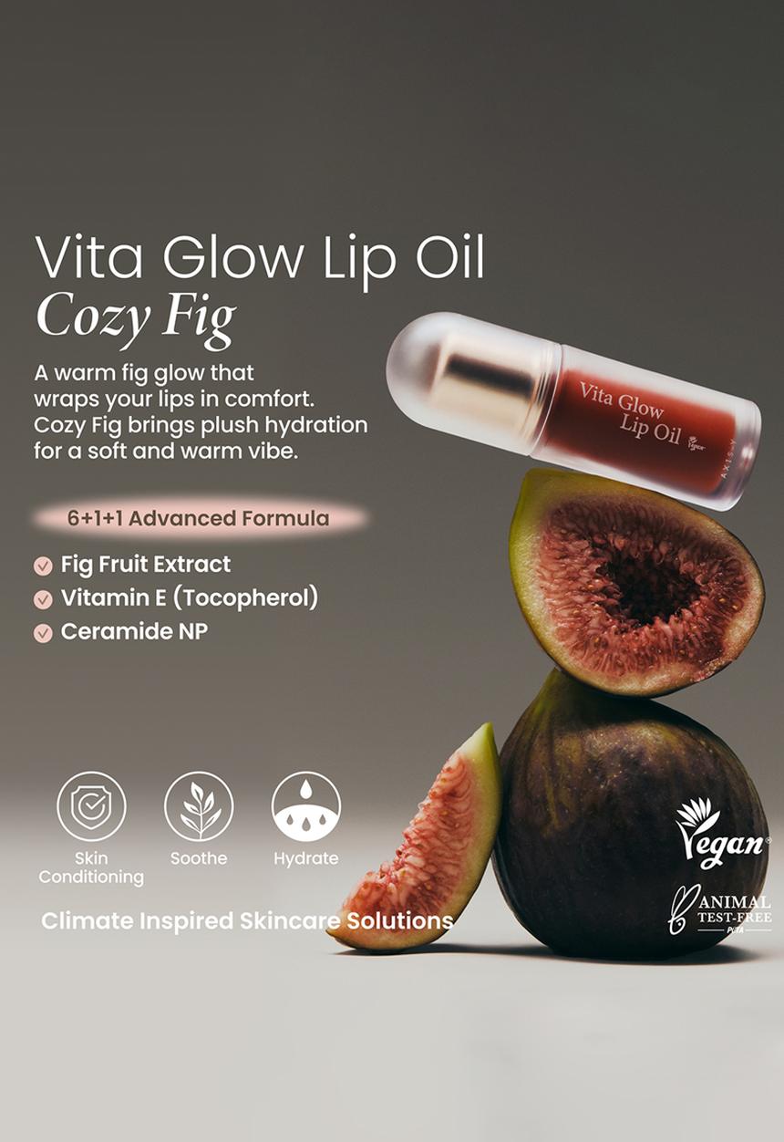 AXIS-Y - Vita Glow Lip Oil - Cozy fig