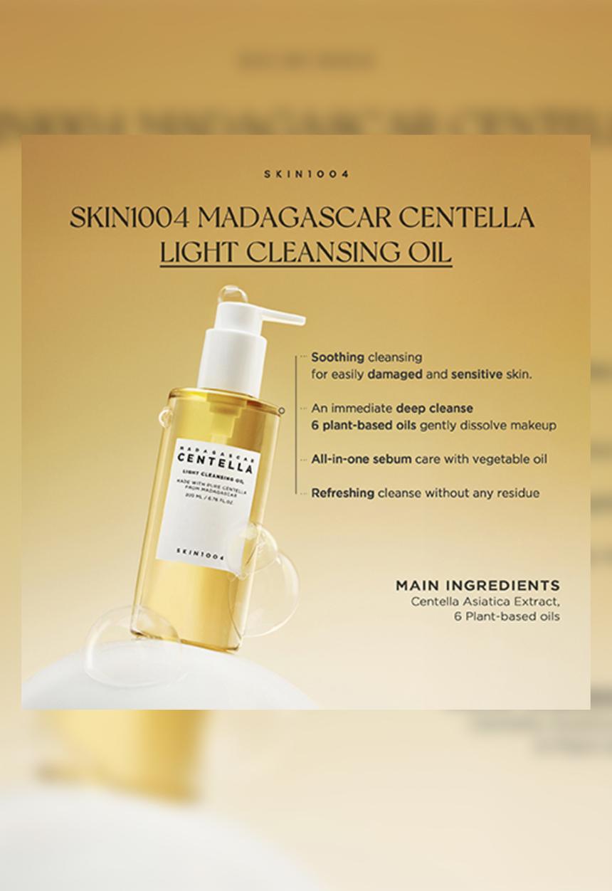SKIN1004 - Madagascar Centella Light Cleansing Oil - 200ml