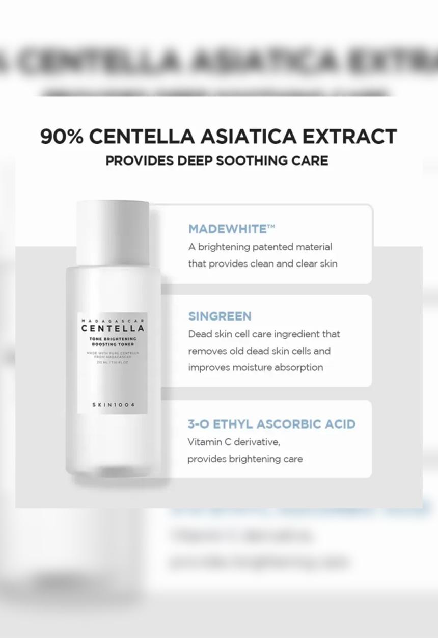 SKIN1004 - Madagascar Centella Tone Brightening Boosting Toner - 210ml