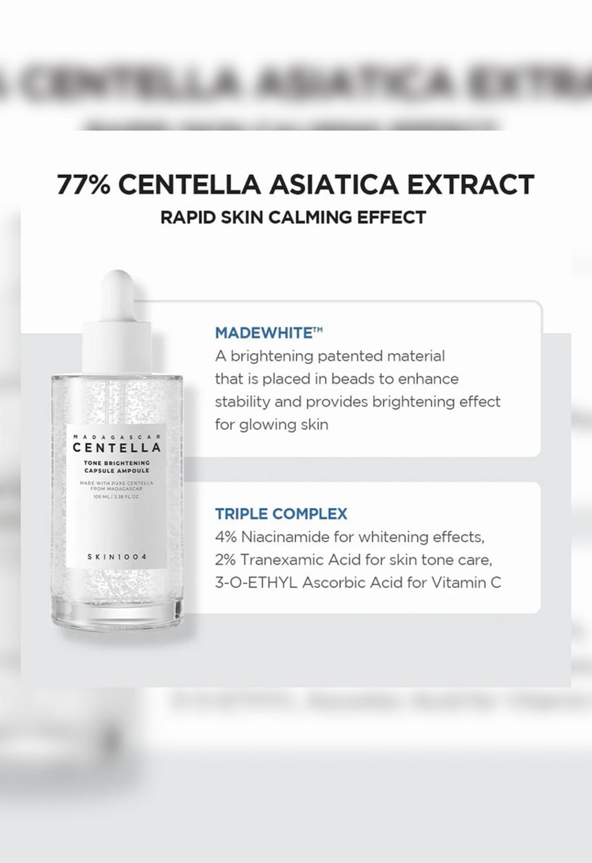 SKIN1004 - Madagascar Centella Tone Brightening Capsule Ampoule - 50ml